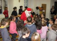Tence : le Père Noël au top de sa popularité à l&#039;école Saint-Martin