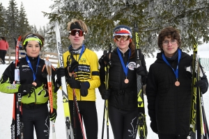Ski de fond : les titres UNSS distribués aux Estables pour les collèges et les lycées