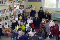Grazac : Carnaval à la bibliothèque pour les écoliers