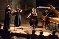 L&#039;Ensemble Plurium avec Katia Viel et Nathalie Carducci violons, Flore Seube viole de gambe et Clotilde Gaborit.