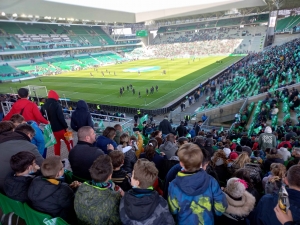 Saint-Didier/Saint-Just : la section jeunes de l&#039;ASSDJ goûte à la ferveur du stade Geoffroy-Guichard