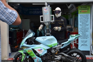 Moto : une première mondiale pour Pierre Lemos sur une moto nourrie au biocarburant