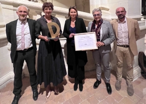 La chapelle numérique reçoit le Prix de l’innovation touristique aux Trophées des départements