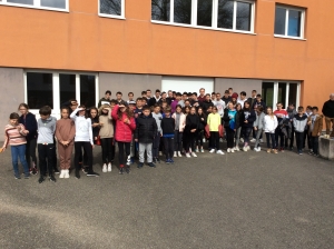 Monistrol-sur-Loire : rencontre entre étudiants et écoliers au &quot;Château&quot;