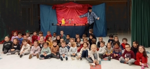 La compagnie « Les 3 Chardons » à l’école maternelle Henri-Gallien de Chadrac