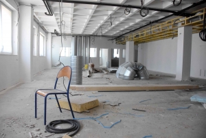 Yssingeaux : le chantier du lycée public Emmanuel-Chabrier dans sa phase finale