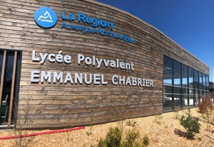 Yssingeaux : le chantier du lycée public Emmanuel-Chabrier dans sa phase finale