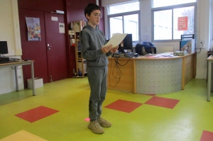 Le Chambon-sur-Lignon : des collégiens participent à un concours de lecture à haute voix