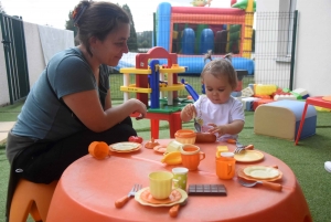 Bas-en-Basset : la micro-crèche fête les vacances avec les familles