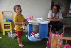 Bas-en-Basset : la micro-crèche fête les vacances avec les familles