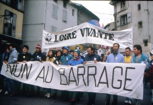 Manifestation européenne en 1989. Crédit Marc Gay