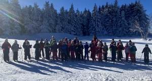 Lapte : les écoliers chaussent les skis