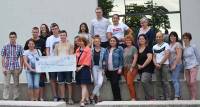 Les lycéens de Notre-Dame-du-Château remettent 5 000 euros pour les enfants malades