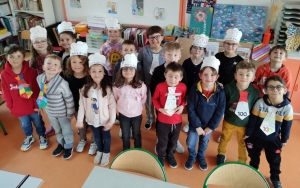 Aurec-sur-Loire : les enfants marquent le 100e jour d&#039;école