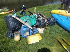 Les Rangers ont enlevé les déchets de la Loire, de Retournac à Bas-en-Basset