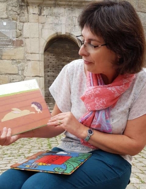 Saint-Didier-en-Velay : une lecture en plein air dans le bourg
