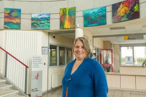 Une exposition des peintures d&#039;Agnès Jersyk à la mairie de Chadrac