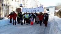 Saint-Agrève : une centaine de manifestants en ville