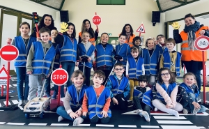 Les élèves de l’école Notre-Dame de Lavoûte-Chilhac, ambassadeurs de demain pour la sécurité routière