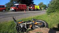 Bas-en-Basset : moto contre voiture, deux blessés graves