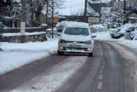 La neige rend la circulation difficile en Haute-Loire