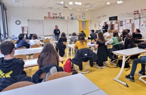 Une médiation auprès des scolaires par Isabelle Desmero Crédit Agglo Le Puy