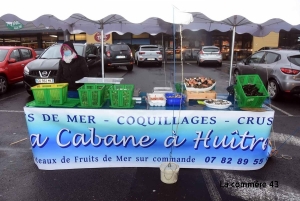 Huîtres, moules, crevettes : la Cabane à huîtres à Yssingeaux et Saint-Maurice-de-Lignon jusqu&#039;à la fin de l&#039;année