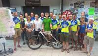 Les bénévoles du Vélo Club d'Yssingeaux se sont retrouvés samedi chez leur principal sponsor, Super U, en compagnie d'Intersport et des Salaisons du Lignon, deux autres partenaires privilégiés.||