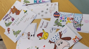 Yssingeaux : 1000 cartes de vœux envoyées par les élèves de l&#039;ensemble scolaire catholique