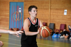 Les meilleurs basketteurs U13 au gymnase de Grazac