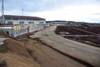 Monistrol-sur-Loire : le stade d&#039;athlétisme en plein chantier