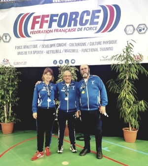 Force athlétique : 4 médailles aux championnats de France pour l&#039;Athletic Club Coubon