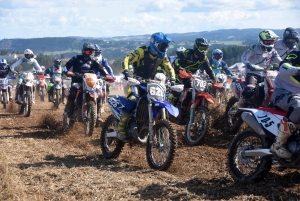 Course sur prairie de Saint-Maurice-de-Lignon : les motos Open (série 5)