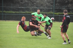 Chambon-sur-Lignon : l&#039;entraînement du LOU Rugby en photos