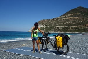 La Séauve-sur-Semène : 4231 km à bicyclette en trois mois en Corse et en Italie pour Laura Garcia