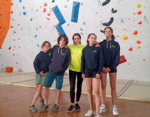 Le Puy-en-Velay : 5 collégiens de Jules-Vallès aux championnats de France UNSS d'escalade