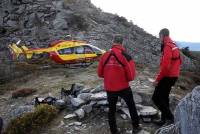 Araules : un randonneur chute, l&#039;hélicoptère se pose sur le pic du Lizieux (vidéo)