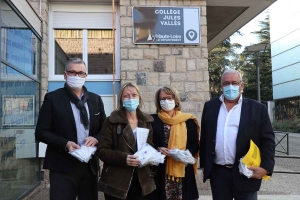 De nouveaux masques lavables pour les 40 collèges de Haute-Loire