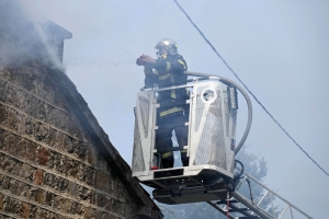 Saint-Pal-de-Mons : la grande échelle déployée pour un feu de cheminée