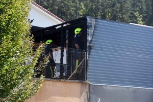 Aurec-sur-Loire : un incendie détruit une cuisine d&#039;été et une haie