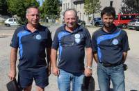 Une équipe du Cheylard : Alain Aubert, Jean Mazat et Philippe CHarrier