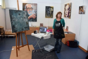 Monistrol-sur-Loire : Cathy Duculty, des peintures à la double lecture
