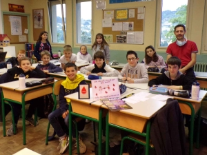 Aurec-sur-Loire : trois écoliers primés pour leur dessin sur le don de sang