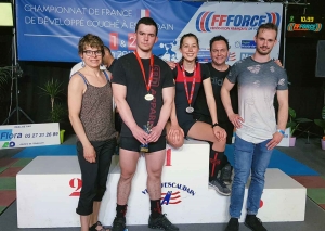 Trois podiums pour l&#039;Athlétic-Club aux championnats de France de développé couché