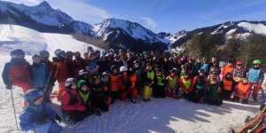 Aurec-sur-Loire : les collégiens de Notre-Dame-de-la-Faye ont chaussé les skis