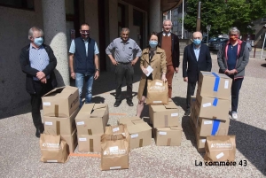 Beauzac : 6 813 masques livrés pour le canton de Bas-Retournac