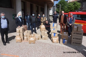 Beauzac : 6 813 masques livrés pour le canton de Bas-Retournac