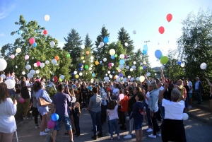 Bas-en-Basset : 400 personnes rassemblées devant le Square des anges