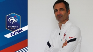 Raphaël Reynaud invité au District de foot pour parler de l'équipe de France de futsal