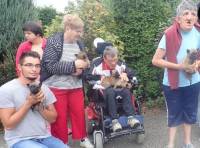 Montfaucon-en-Velay : les résidents de Saint-Nicolas en visite dans un élevage canin